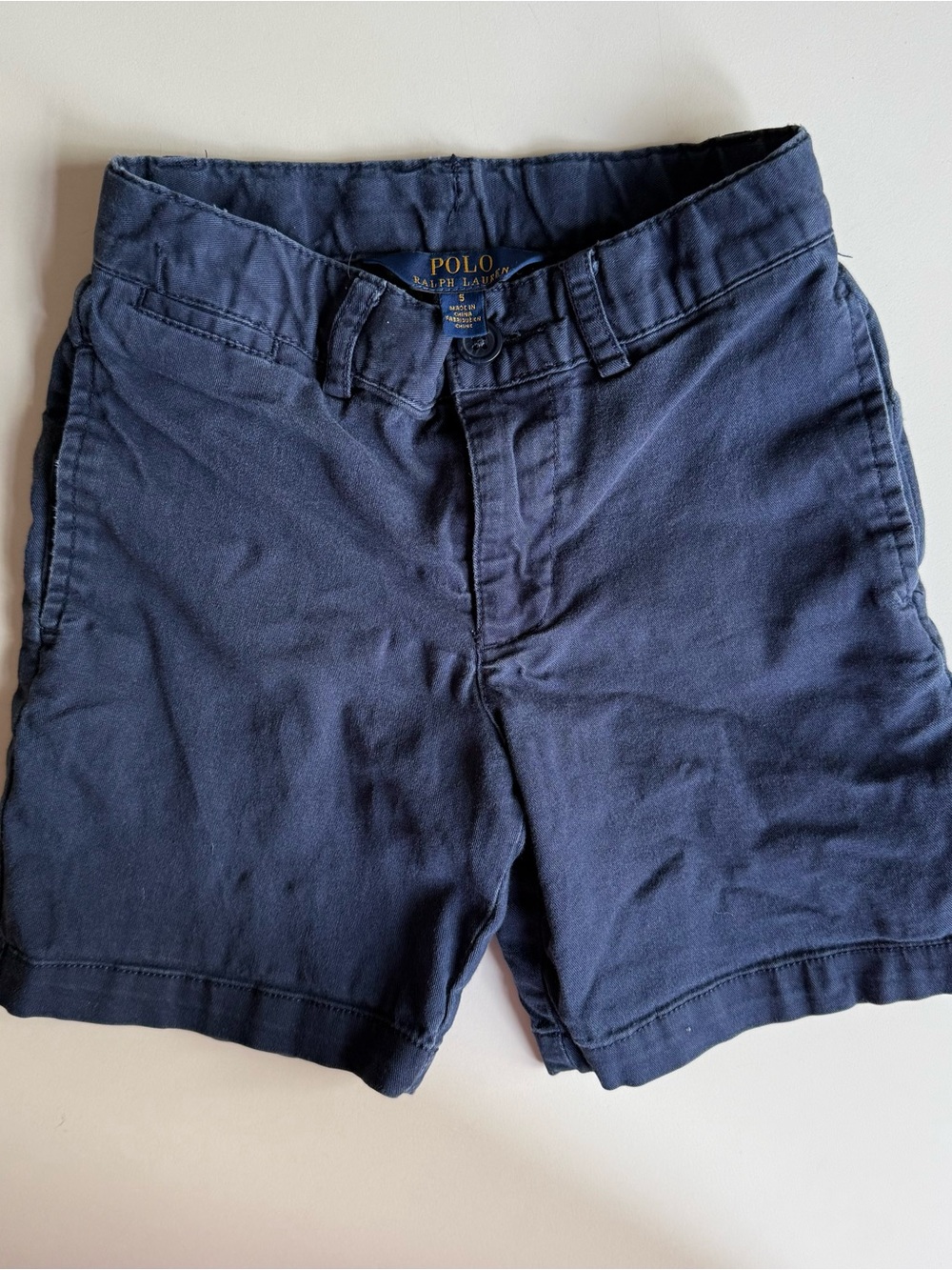 Polo by Ralph Lauren Navy Kids Boy’s Shorts Cotton Size 5